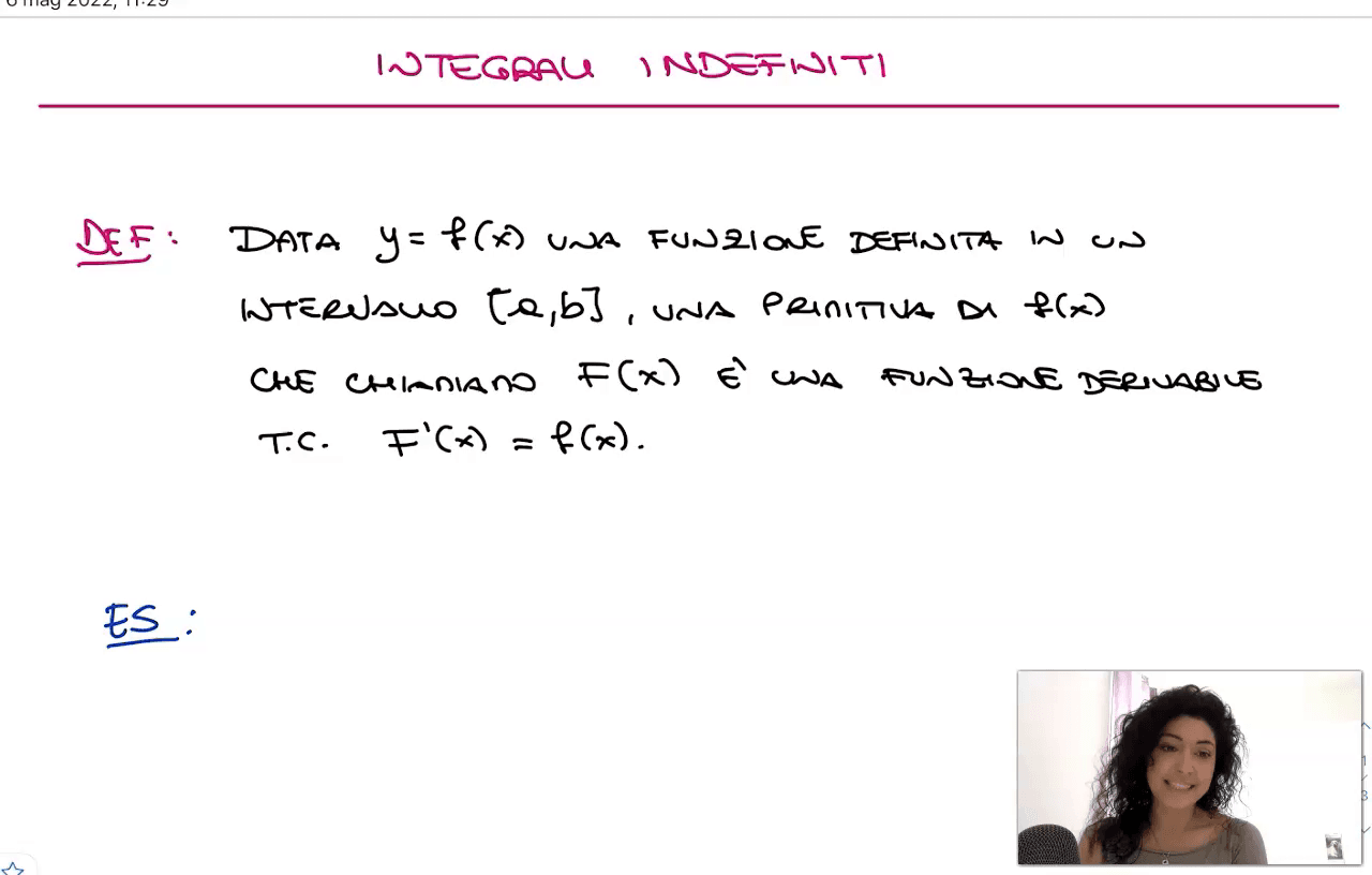 Integrali indefiniti