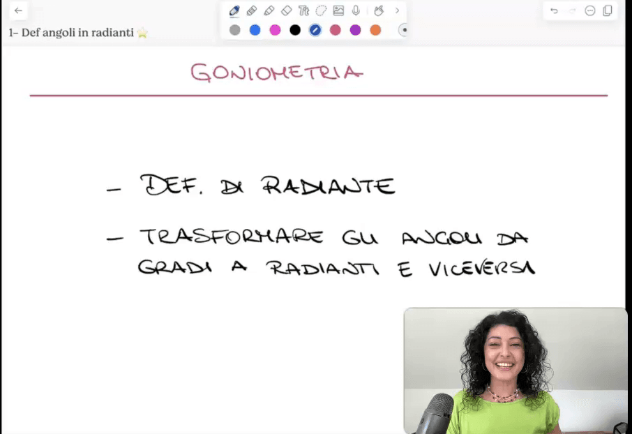 Angoli in radianti