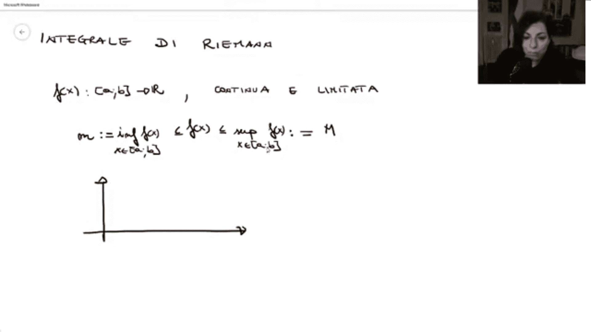 Integrali secondo Riemann e somme di Darboux