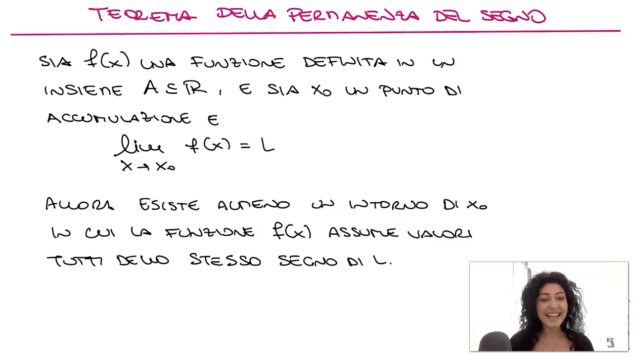 Teorema della permanenza del segno