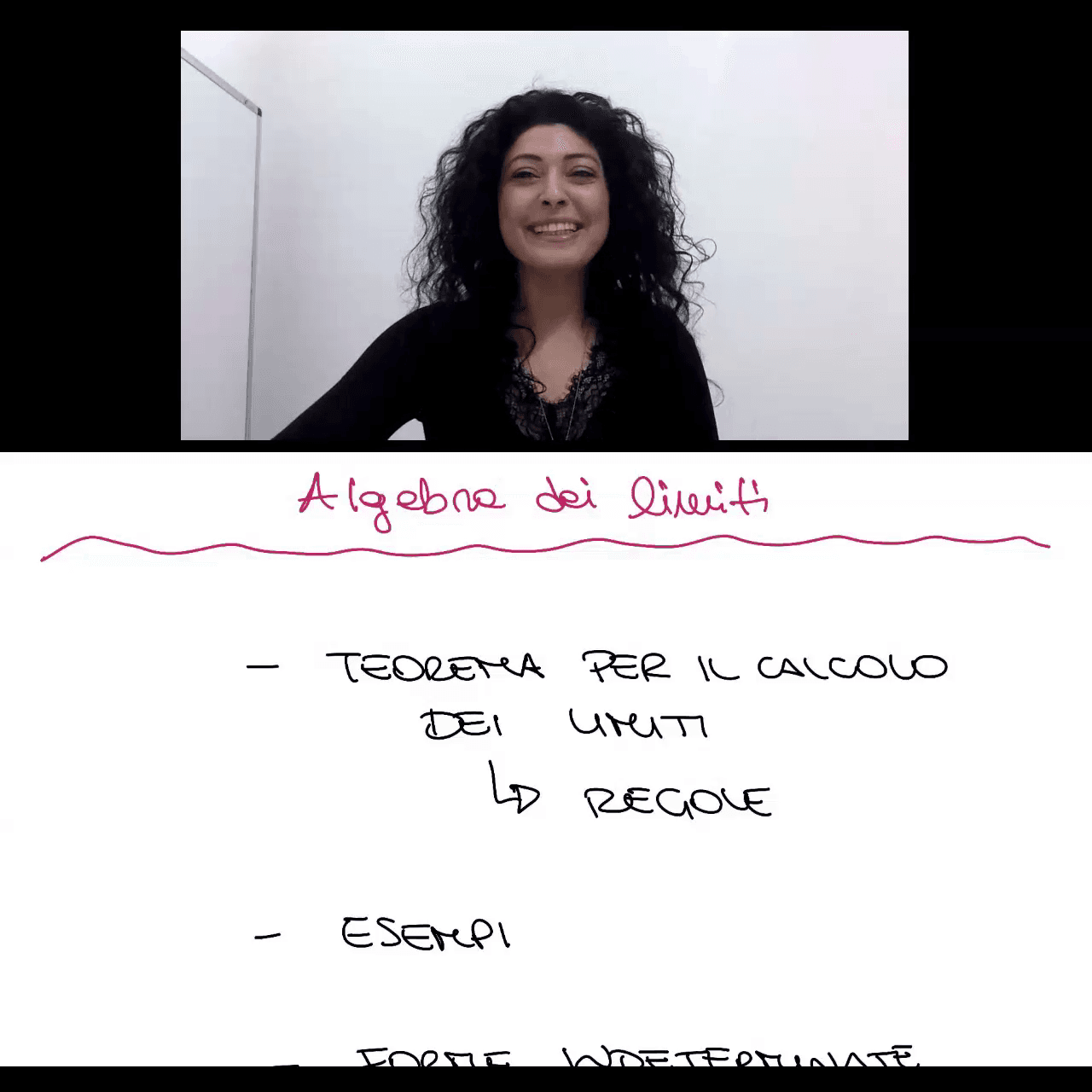 Algebra dei limiti