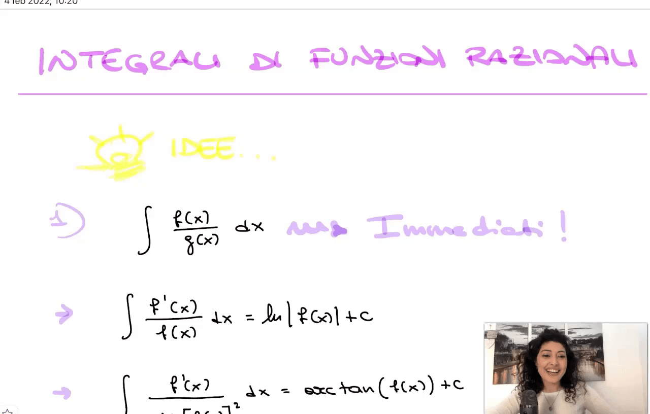 Integrali di funzioni razionali