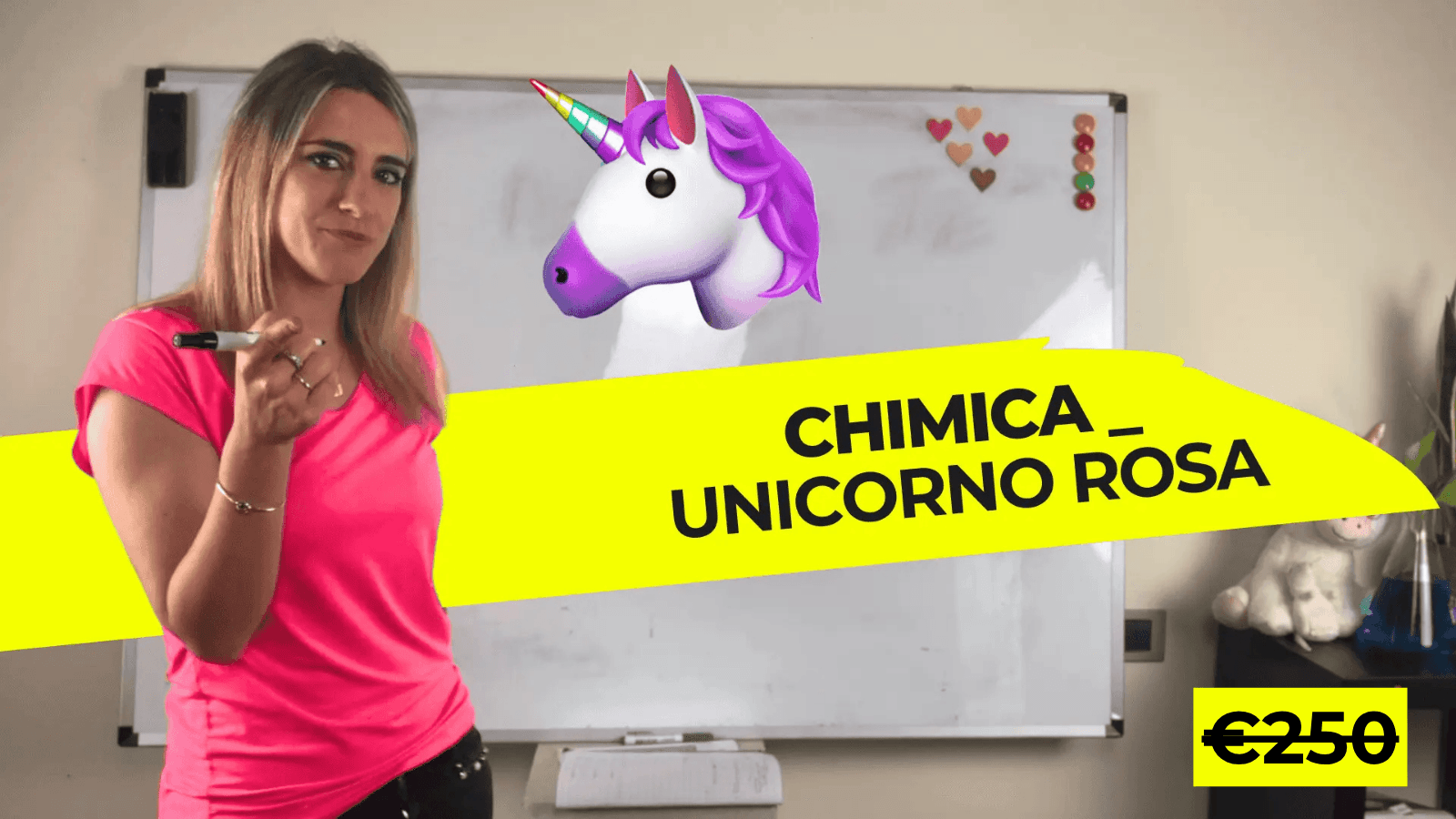 Unicorno rosa